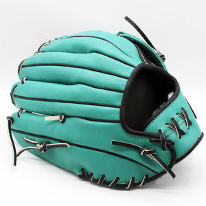 WARPRO INDUSTRY <b>Baseball</b> <b>Glove</b> Black Teal Color Durable Stitched Design Knit Fabric Right Hand Throw 12.5 Inch Professional - Product Image 2