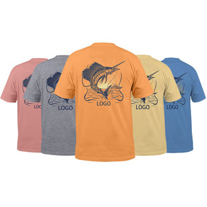 Camisa de Pesca para Hombre, Cómoda, Moderna, Estampada, Personalizada, 100% Poliéster, Bajo MOQ - Product Image 1