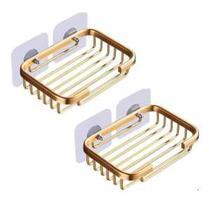 Porte-savon carré en bois à fentes, accessoires de salle de bain, Skies Trader - Product Image 4