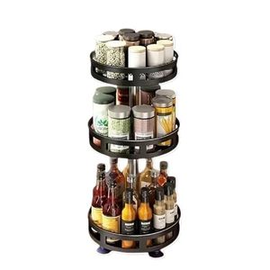 Organisateur d'épices de cuisine, support de rangement en métal, support pour bouteilles d'assaisonnement, accessoires de jardin et de maison, ustensiles de cuisine résistants à la rouille - Product Image 6
