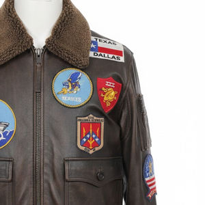 Veste en cuir pour homme sur mesure, couleur unie, style streetwear, pour la saison hivernale - Product Image 3