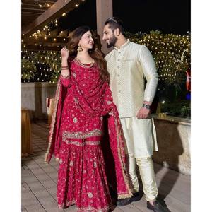 Beau haut et bas de fête avec ensemble élégant de taille Dupatta XL - Product Image 4