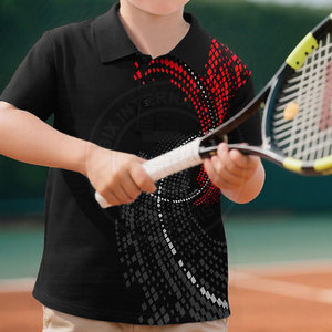Ropa Deportiva Personalizada, Camisetas de Polo de Golf para Jóvenes Jugadores, Cuello Cómodo, Ajuste Elástico, para Clínicas de Golf, Torneos y Eventos - Product Image 2