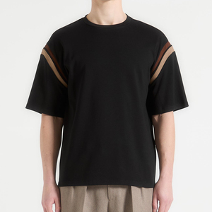 Camiseta de Verano Unisex de Moda con Bordado y Artesanía Elaborada, 230g, 100% Algodón Puro Peinado Compacto Siro Spun, Tejido de Punto, Corte Oversize - Product Image 1