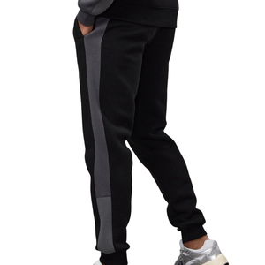 Conjunto Deportivo Informal con Capucha de Forro Polar Negro para Hombre, Ropa Deportiva para Gimnasio, Conjunto para Correr, Ropa Deportiva de Invierno - Product Image 5