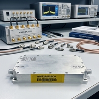 Amplificateur de puissance à large bande 100W à gain élevé 1-3GHz, gain de 50dB, amplificateur de puissance GaN pour radar, SDR et équipement de test