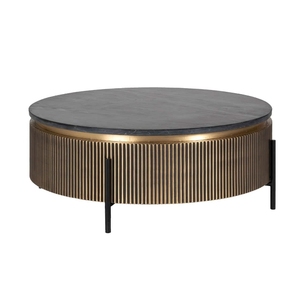 Modern Midcentury Eco-Friendly Round Wood Top <b>Coffee</b> <b>Table</b> <b>Set</b> with Wood Frame <b>Nesting</b> Design for Living Room Furniture - Product Image 3
