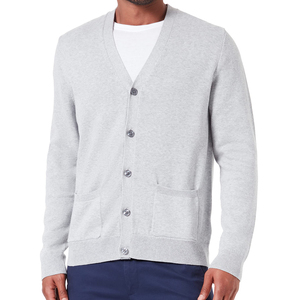 Nouveau Cardigan Homme Tricoté Col V Manches Longues Boutonné Anti-Boulochage Couleur Unie Automne 2026 – Meilleure Vente 100% Coton - Product Image 4