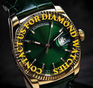 Nuevo Reloj Mecánico de Lujo para Hombre con Esfera Redonda Verde y Fecha Automática, Resistente al Agua, con Correa de Cuero Personalizada - Product Image 4