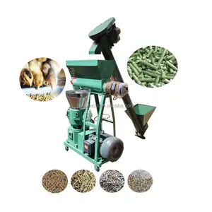 Industrial flat die 1.5T-2T capacity feed pellet mill/chicken rabbit cattle feed pellet making machine HJ-N400
