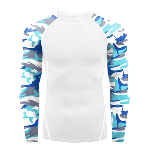 Rashguard de sport personnalisé, couleur personnalisée, manches longues, pour hommes, polyester, MMA, Jiu Jitsu, entraînement - Product Image 5
