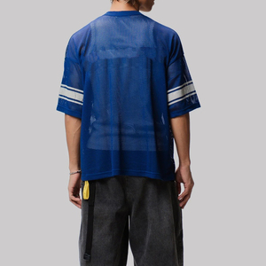 Maillot de football en maille pour hommes, col en V, manches courtes, respirant, coupe ample, numéro 88 imprimé, vêtements de sport toutes saisons - Product Image 6