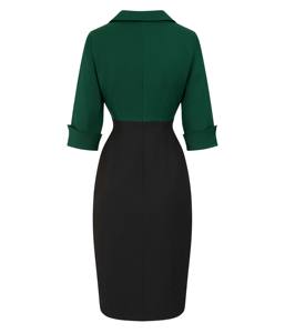 Robe polo pour femme de style exécutif - Coupe ajustée - Vêtements de travail - Logo brodé personnalisé - Manches courtes - Vêtements pour femmes - Product Image 2