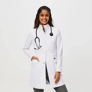 2025 nouveau Style personnalisé respirant hôpital manteaux en gros Logo personnalisé gommage uniformes ensemble pour les femmes - Product Image 3