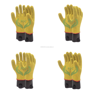 Gants en poly coton fiables, confortables et écologiques, calibre 7, couleur personnalisée, antidérapants, antistatiques, anti-impact pour l'industrie - Product Image 5