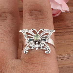 Bague Papillon en Argent Sterling 925 pour Femme, Style Y2K Tendance, Sertissage Clos, Bague Empilable, Bijou Animal Délicat, Vente en Gros - Product Image 3