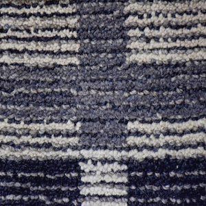 Alfombra de Lana Gris Grafito con Diseño Geométrico de Cuadros, Hecha a Mano, Antideslizante, Ecológica, Gruesa y Moderna para Sala de Estar, Dormitorio u Hotel - Product Image 4