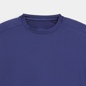 T-shirt unisexe de haute qualité, logo imprimé OEM, coton lourd 220 g/m², col rond, manches courtes, coupe ample, style hip-hop, couleur unie, pour homme - Product Image 2