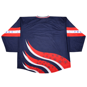 Custom Sublimation Ice Hockey Jersey Teamname Pro Hockey Uniform Breathable Mens Athletic Hockey Shirt <b>Elite</b> Performance - Product Image 2