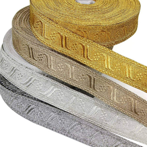 Nuevo Diseño de Trenza Metálica Dorada para Uniformes Ceremoniales, Adorno de Encaje, Galón de Mylar, Trenza Tejida para Prendas, Hecho a Medida, Venta al Por Mayor, OEM - Product Image 5