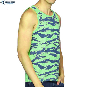 OEM Custom Logo Breathable Knitted Cotton Tank Tops Men Sleeveless Quick Dry Eco-Friendly Sportswear Wholesale - Product Image 6