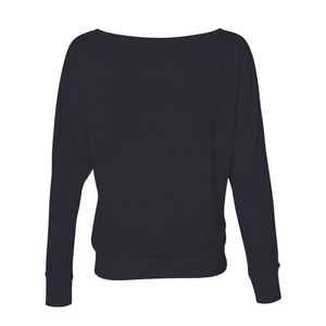 T-shirt à épaules dénudées avec logo Jack and Jill pour femme, haut décontracté à manches longues, doux, confortable, tendance, streetwear, pull-over - Product Image 2