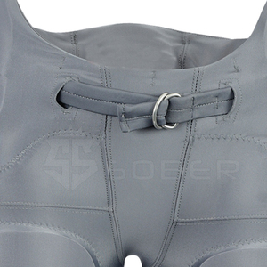 Mens Padded American Football Pants Belt Closure Breathable <b>Athletic</b> Practice Game Performance Sportswear Adult Wear football - Product Image 6