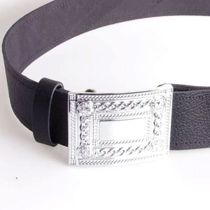 Ceinture de kilt écossais traditionnel de haute qualité 2026, en cuir et métal, design personnalisé, couleur et taille sur mesure, pour hommes - Product Image 5