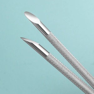 BAFA SURGICAL INSTRUMENTS Outil de manucure en acier inoxydable réutilisable à double extrémité : lime à ongles et repousse-cuticules – Conception durable à double usage - Product Image 3