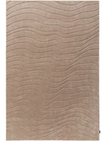 Tapis moderne de luxe fait main noué à la main en laine/soie 8x10 pi, écologique, adapté aux animaux domestiques, antidérapant, à poils ras, 1 pièce, abstrait