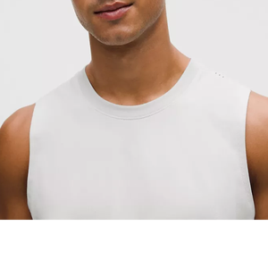 Casual Quick Dry Moisture Wicking Fitness Stringer Tank Top Men's Gym Workout <b>Singlet</b> Breathable <b>Running</b> Rayon/Spandex Crew Neck - Product Image 4