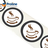Autocollants en papier découpés à la forme, imperméables, originaux du Vietnam, rouleau d'autocollants thermiques de qualité alimentaire, finition brillante/mate, 20 étiquettes
