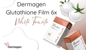 Dermagen Acide Hyaluronique L-Cystéine Vitamine C E Films 6X Bandes Dissolvantes Orales Complément Éclaircissant pour la Peau Absorption Optimale Boîte - Product Image 4