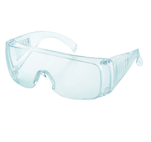 Gafas de Seguridad de Lente Única, Lente Transparente de Policarbonato, Protección UV, Antivaho, ANSI Z87.1, TRUSCO TSG33 - Product Image 1