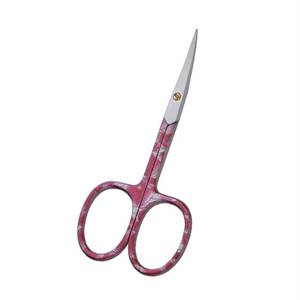 Tijeras de Manicura de Acero Inoxidable con Hoja Afilada, Mango con Diseño Rosa y Orificio Redondo, Herramienta de Cuidado de Uñas para Adultos - Product Image 3