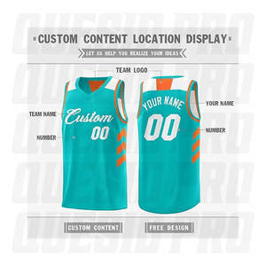 Maillots de basketball personnalisés double face réversibles à séchage rapide et respirants, broderie sportswear pour l'entraînement – Offre Spéciale - Product Image 3