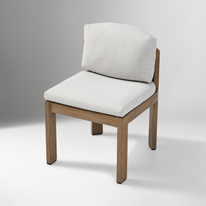 Muebles de Exterior Modernos de Alta Calidad Resistentes a la Intemperie, Silla de Comedor con Estructura de Teca y Cuerda Tejida, Color Personalizado, Lujosa - Porto - Product Image 3