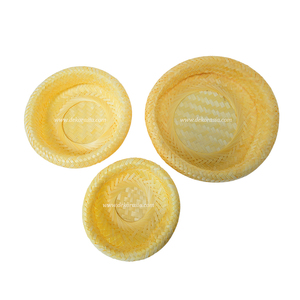 Elegante Cesta Redonda de Bambú Tejido Estilo Antiguo para Guardar Frutas y Bocadillos en Navidad - Product Image 1