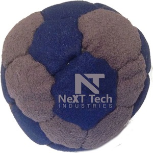 Ballons de Hacky Sack NEXT TECH INDUSTRIES de qualité supérieure en daim synthétique de 2,5 pouces, écologiques, légers et portables - Product Image 1