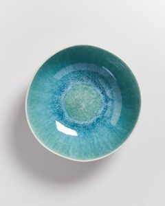 Bols ronds en céramique, glaçure céladon, minimalistes, faits à la main, pour servir soupes et desserts - Product Image 3