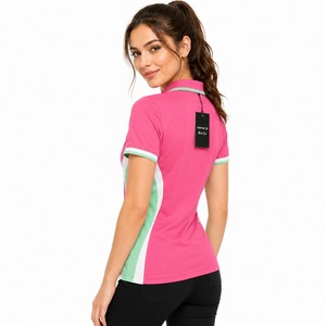 เสื้อโปโลผู้หญิงผลิตจากโรงงาน ราคาขายส่ง รับทำโลโก้ตามสั่ง พร้อมสี ขนาด และโลโก้ที่กำหนดเอง ดีไซน์สวยที่สุด - Product Image 3