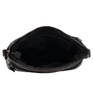 Sacoche d'affaires vintage décontractée en cuir véritable et toile pour homme – Vente en gros – Sacs bandoulière messager d'été - Product Image 5