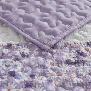 Juego de edredón de 4 piezas de seersucker tamaño Full/Queen con manta, accesorios de cama premium y cómodos - Product Image 2