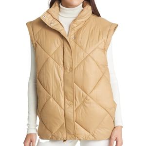 Veste d'hiver matelassée pour femme, vente chaude, haute qualité, nouveau style, OEM, grande taille, imperméable, fermeture éclair, broderie, légère, 2026 - Product Image 1