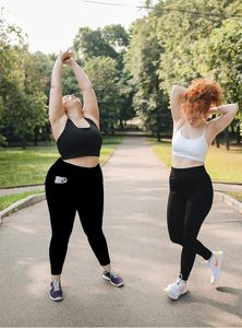Leggings de Verano para Mujer, Tallas Grandes, Cintura Alta, Elásticos, de Algodón Transpirable, con Logotipo Personalizado, Suaves y Cómodos, Hasta la Rodilla, para Fitness y Yoga - Product Image 2