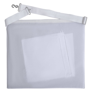Tablier de Maître Maçon de Loge Bleue, entièrement blanc, Régalia Maçonnique, Maçon, Broderie personnalisée, Fabricant et Fournisseur en gros, OEM Premium - Product Image 2
