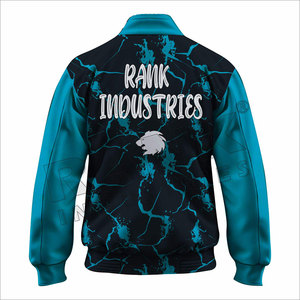 เสื้อแจ็คเก็ตฤดูหนาวสำหรับผู้ชาย ผลิตจากโรงงานโดยตรง ดีไซน์ Letterman  แบบติดกระดุมด้านหน้า ผลิตจากผ้าฟลีซที่เป็นมิตรกับสิ่งแวดล้อม ระบายอากาศได้ดี เหมาะสำหรับกิจกรรมกลางแจ้ง/ในร่ม - Product Image 2