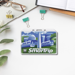 Horizontal Matt Single <b>ID</b> Card Credit Card Badge <b>Holder</b> - Product Image 1