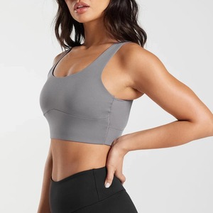 Leggings de yoga taille haute sans couture, longueur intégrale, noir uni, pantalon de sport pour femme, vêtements de fitness extensibles - Product Image 3