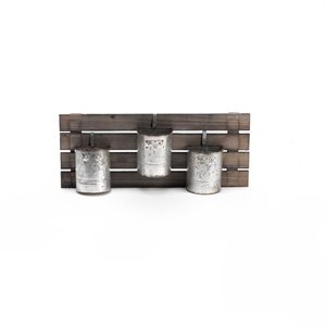 Pot de fleurs en métal minimaliste d'inspiration nordique avec support en fer, porte-fleurs décoratif d'intérieur pour la décoration de la maison - Product Image 4